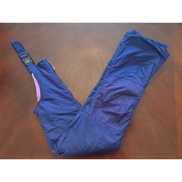 Lands’ End Kids Squall Waterproof Iron Knee Bib Snow Ski Pants Overalls Size 12 - Picture 11 of 12